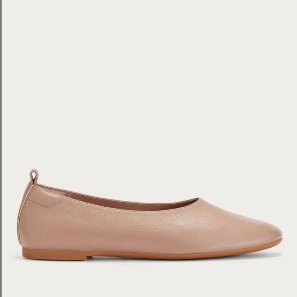 Everlane Women's the Day Glove Leather Flats in Carmel